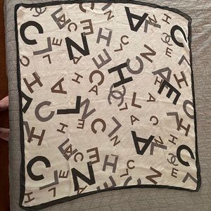 Chanel silk scarf